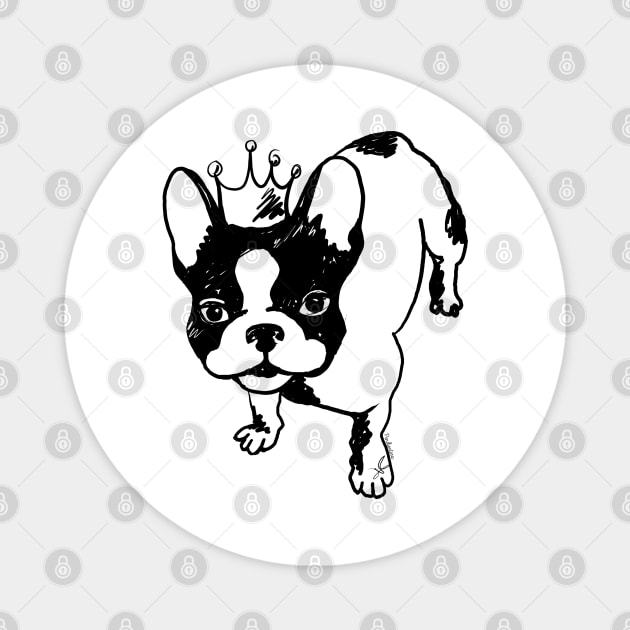 French bulldog Magnet by Pendientera